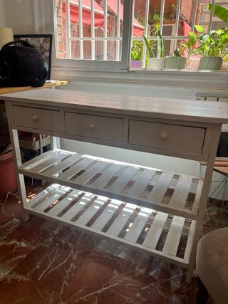 Mueble aparador blanco madera