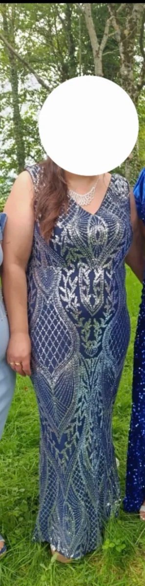 Vestido de fiesta azul