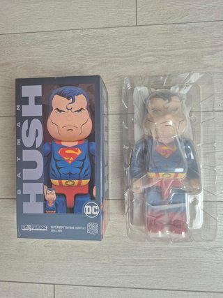 Muñeco Superman Batman dc comics 400% bearbrick