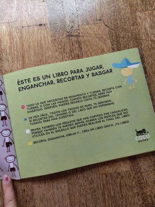 Collage, un libro para jugar, recortar y enganchar
