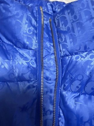 Chaqueta de plumas Dior azul