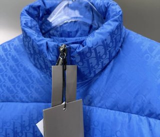 Chaqueta de plumas Dior azul