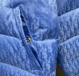 Chaqueta de plumas Dior azul