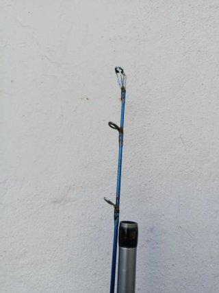Caña de pesca para carrete eléctrico