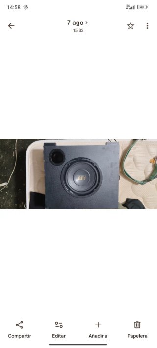 Altavoces Altec Lansing Negro/Dorado