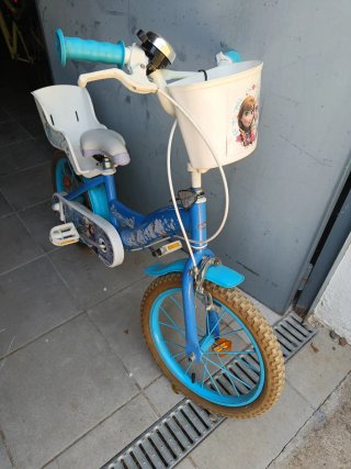 Bicicleta Frozen niña 16 pulgadas