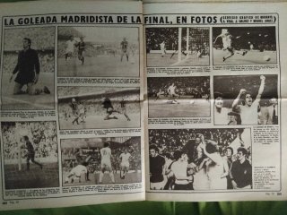 Gr Periodico R.Madrid vs Barcelona final copa 1974