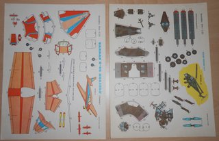 10 Recortables Aviones Años 70