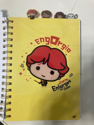 Lote de agenda Harry Potter Semanal y libreta