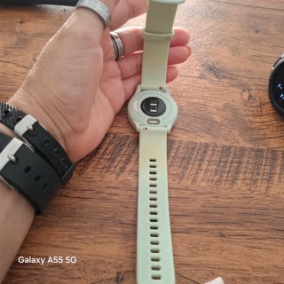 Reloj Garmin Mujer Verde y Plateado