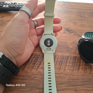 Reloj Garmin Mujer Verde y Plateado