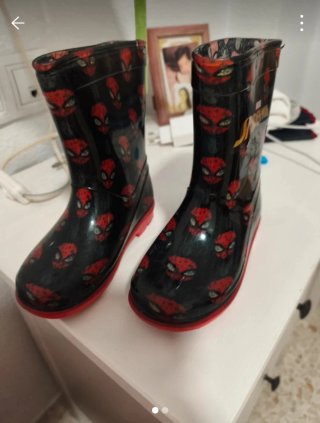 Botas de agua Spiderman niño