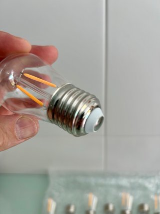15 Bombillas Retro LED Filamento.