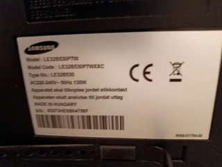 Televisor Samsung 32 Negro.Precio negociable