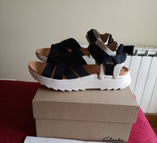 Sandalias Clarks Negras Talla 42