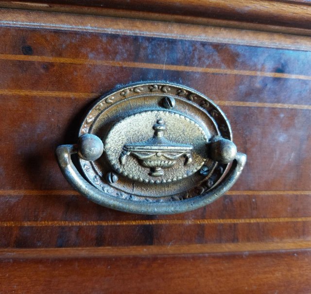 Escritorio Buró Cilindro Estilo Carlos IV