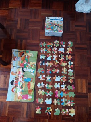 Puzzle Madeira Akros 50 Peças + Poster