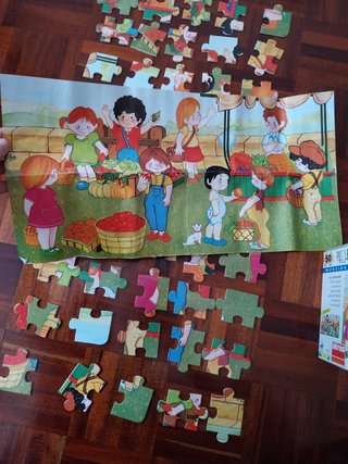 Puzzle Madeira Akros 50 Peças + Poster