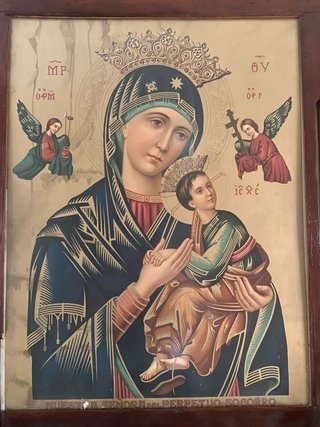 Cuadro Virgen del Perpetuo Socorro Antiguo