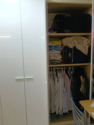 Vestidor blanco modular