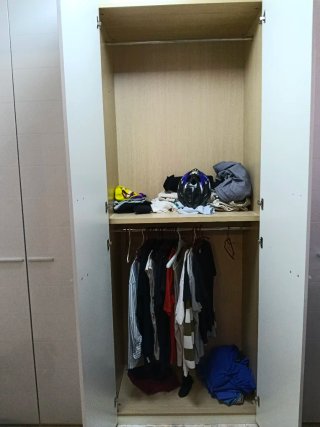 Vestidor blanco modular