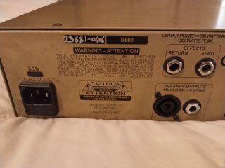 Cabezal Ashdown D600