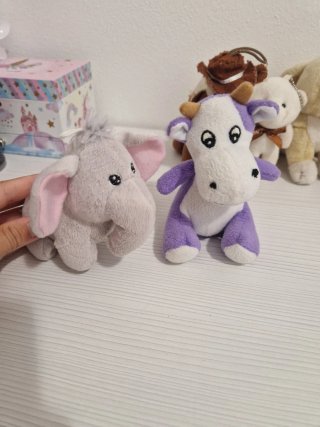 Set 9 piccoli vari peluches