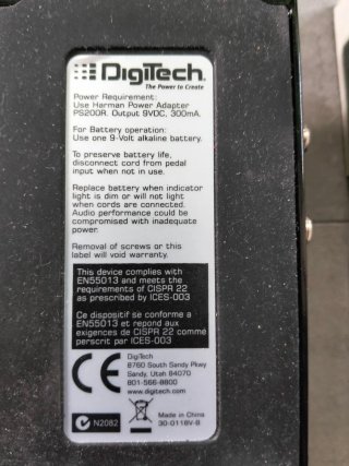 DigiTech Death Metal Distortion Pedal