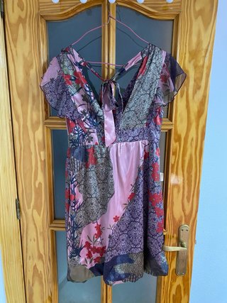Vestido Stradivarius Talla M Estampado