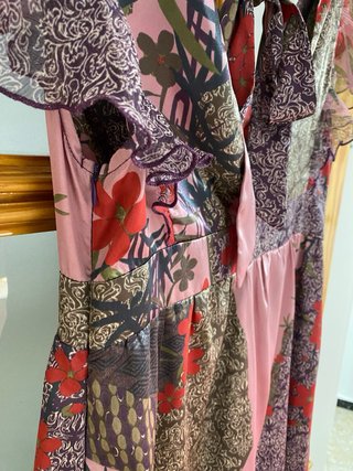 Vestido Stradivarius Talla M Estampado