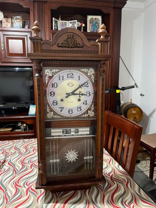 Reloj de Pared Antiguo Péndulo Madera