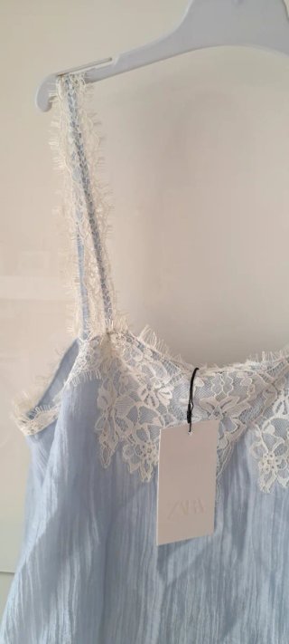 Top lencero Zara encaje M