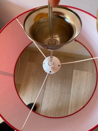 Lámpara infantil roja