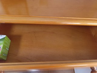 Cómoda de madera con 6 cajones