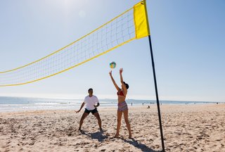 Set de vóley playa de longitud ajustable, BV500
