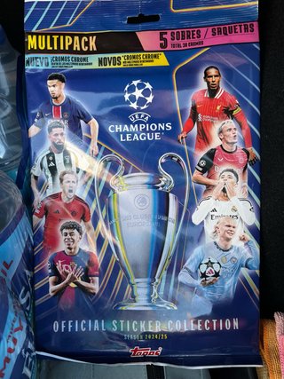 Multipack Cromos Champions League Topps 2024/25
