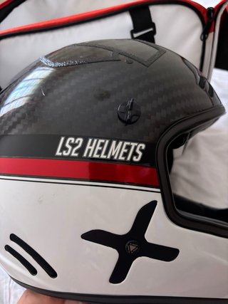 Casco LS2 Fibra Carbono Cross Talla S hafas regalo