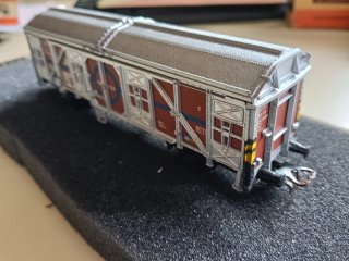 Vagón Transfesa H0 Electrotren Renfe vintage