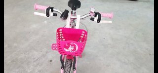Bicicleta Infantil Btwin Rosa con Cesta