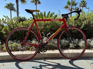 Bicicleta Cannondale CAAD5 Saeco Roja