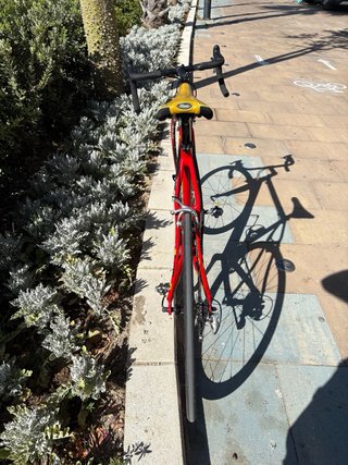 Bicicleta Cannondale CAAD5 Saeco Roja