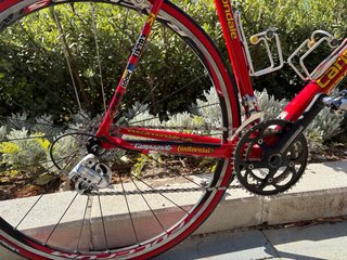 Bicicleta Cannondale CAAD5 Saeco Roja