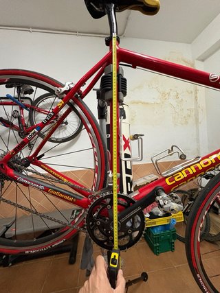 Bicicleta Cannondale CAAD5 Saeco Roja