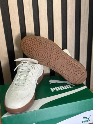 Zapatillas Puma Palermo Blancas y Marrones