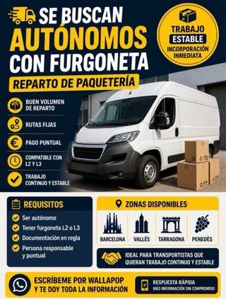 BUSCAMOS AUTÓNOMOS CON FURGONETA L2 O L3