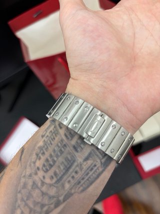 Reloj Cartier Santos Skeleton Acero