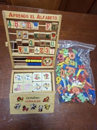 Juego Didáctico Alfabeto y Dominó Animales