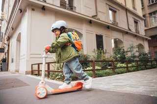 Patinete niño 3 ruedas, B500 tomate