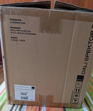 Altavoces Dali Spektor 2 Negros
