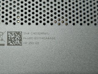 Portátil HP 250 G9 para piezas